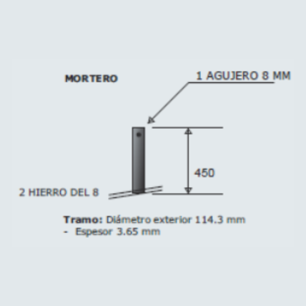Semáforo Recto 101 - Mortero - Image 2