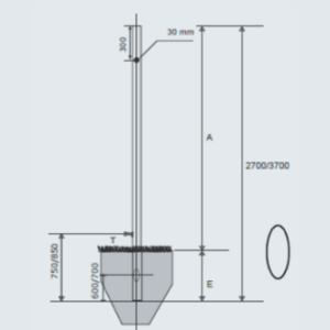 Semáforo Recto 101 - Mortero